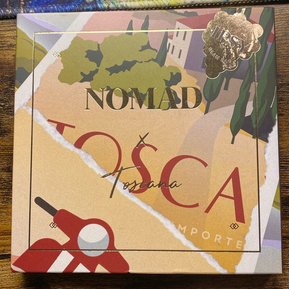Nomad Cosmetics Toscana Eyeshadow Palette Ipsy glam bag